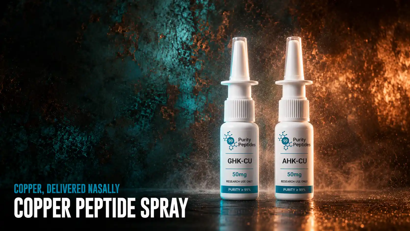 Copper Peptide Spray Comparator