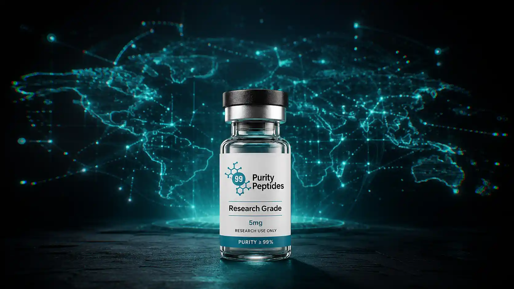 Research Peptide Vials Prepared for Iowa Laboratory Shipment