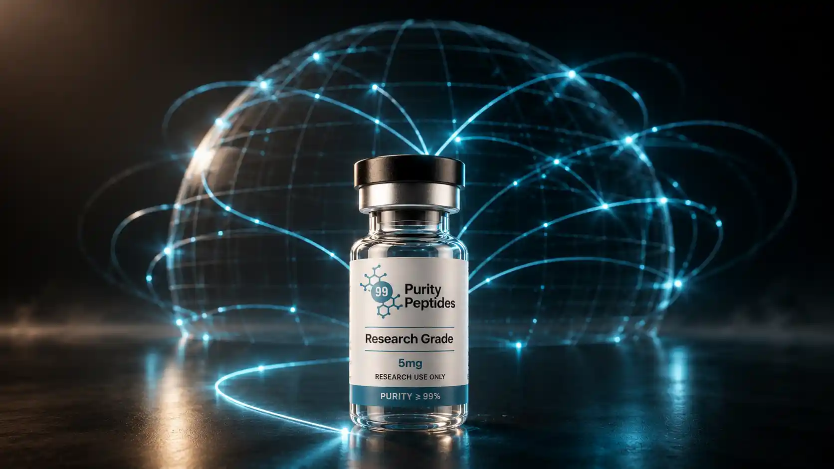 Research Peptide Vials Prepared for Maine Laboratory Shipment